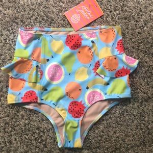 Kortni Jeane Fruit Salad Hip Ruffle Bottoms